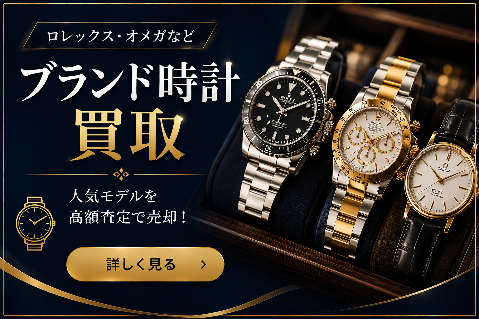 ブランド時計買取｜ロレックス・オメガなどの買取情報｜買取調査室